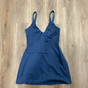 Kittenish Deep Blue Zippered Garment